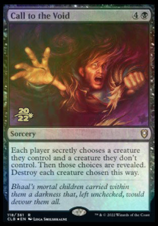 Call to the Void [Commander Legends: Battle for Baldur's Gate Prerelease Promos] | Good Games Cannington