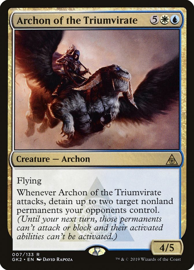 Archon of the Triumvirate [Ravnica Allegiance Guild Kit] | Good Games Cannington