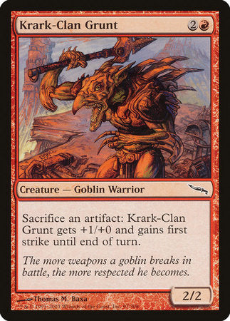 Krark-Clan Grunt [Mirrodin] | Good Games Cannington