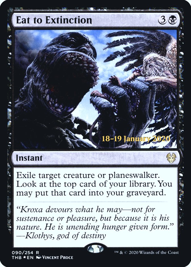Eat to Extinction [Theros Beyond Death Prerelease Promos] | Good Games Cannington