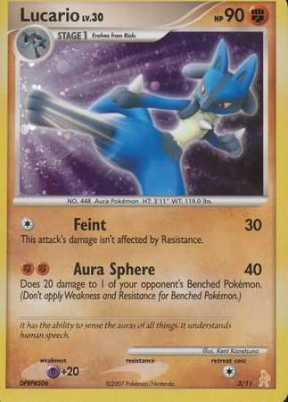 Lucario (3/11) [Diamond & Pearl: Trainer Kit - Lucario] | Good Games Cannington