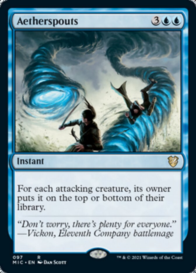 Aetherspouts [Innistrad: Midnight Hunt Commander] | Good Games Cannington